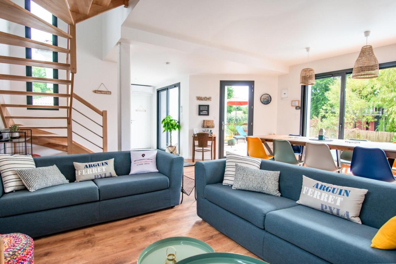 Frenchyhomes☆Villadeluxe☆Plage☆Piscine アンデルノ・レ・バン エクステリア 写真