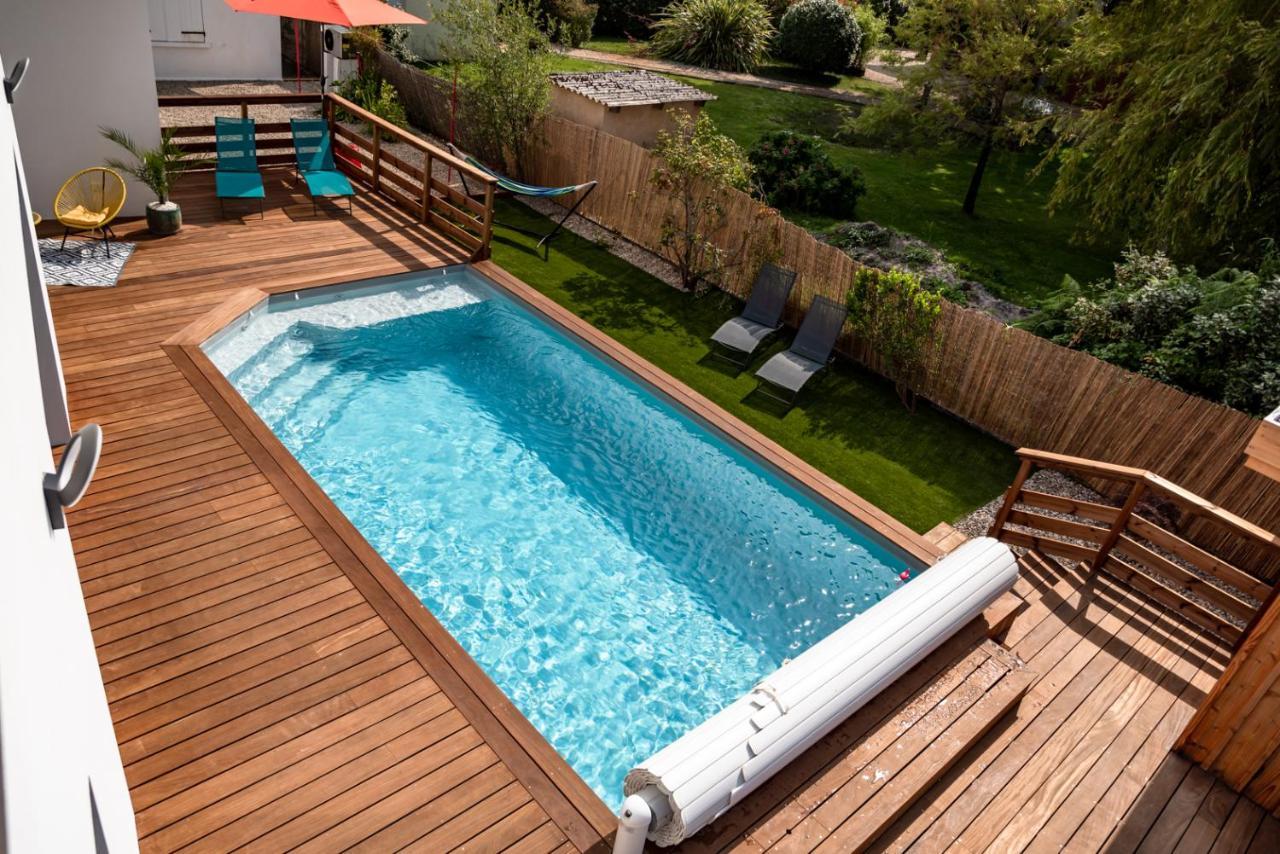 Frenchyhomes☆Villadeluxe☆Plage☆Piscine アンデルノ・レ・バン エクステリア 写真