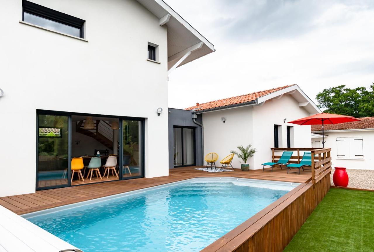 Frenchyhomes☆Villadeluxe☆Plage☆Piscine アンデルノ・レ・バン エクステリア 写真