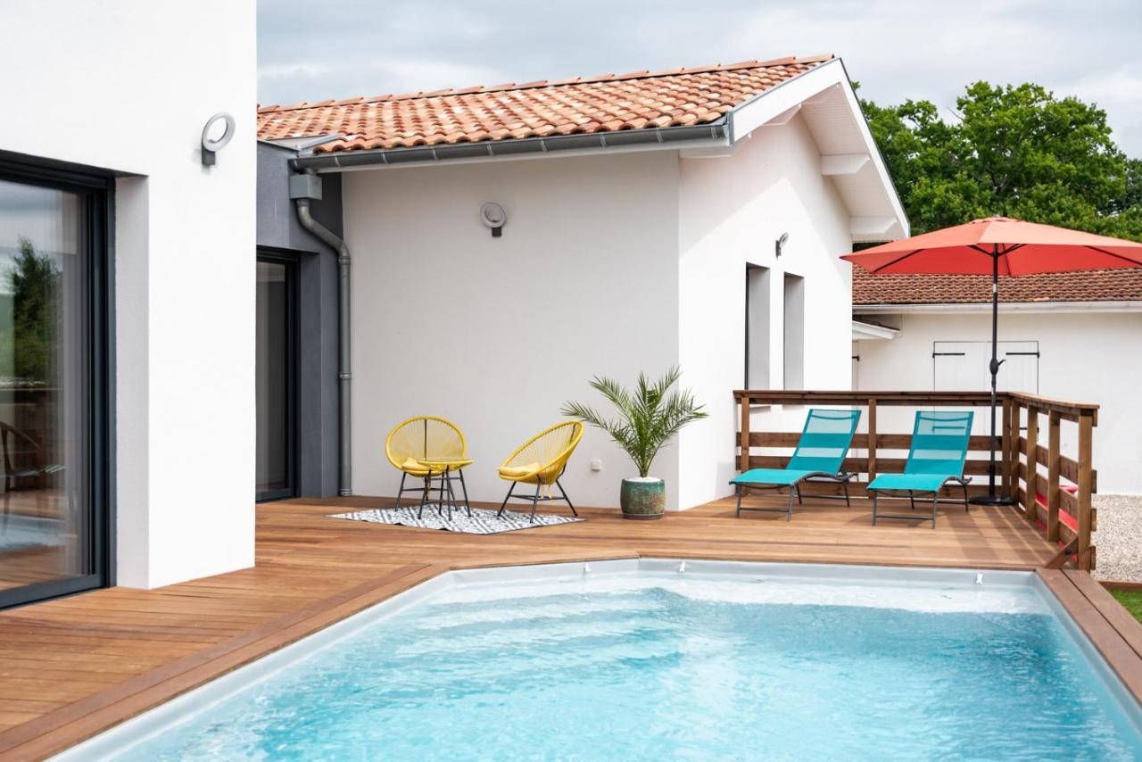 Frenchyhomes☆Villadeluxe☆Plage☆Piscine アンデルノ・レ・バン エクステリア 写真