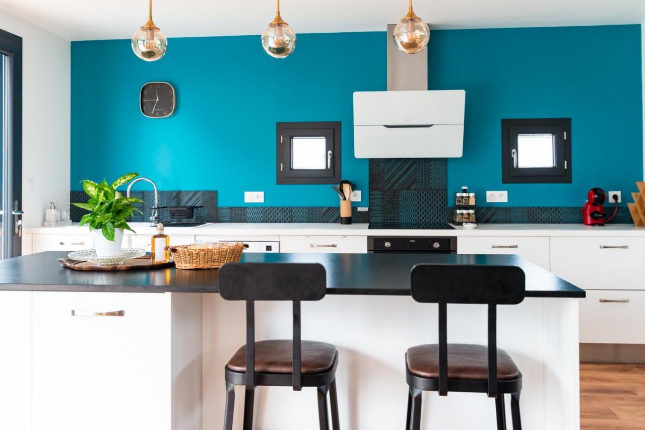 Frenchyhomes☆Villadeluxe☆Plage☆Piscine アンデルノ・レ・バン エクステリア 写真